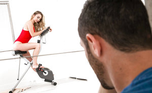 18 year old girl Ally Styles smokes before a nut sac nudeing BJ and a sexy